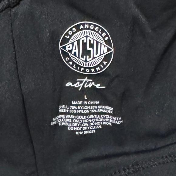 NWT Pacsun Black One Shoulder Sports Bra Size Large - Picture 4 of 5